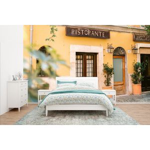 Rome - Restaurant - Geel - Planten - Deur - Behangpapier