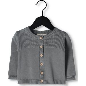 Quincy Mae Knit Cardigan Truien & Vesten Baby - Sweater - Hoodie - Vest- Blauw - Maat 12-18M