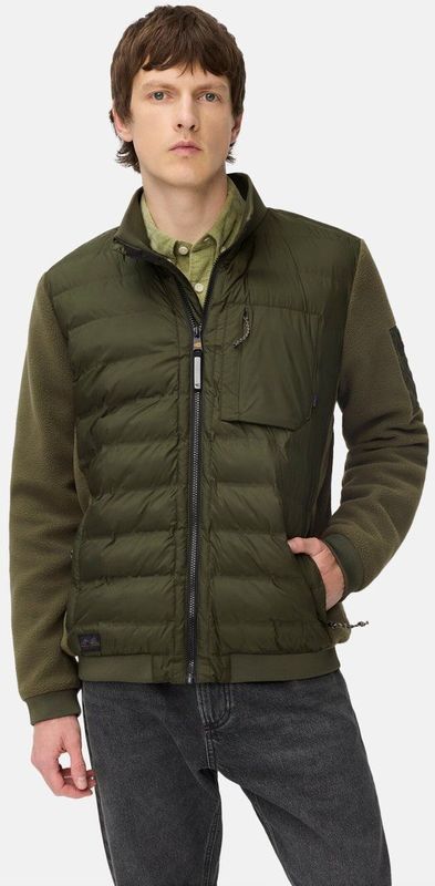 camel active - Blouson - Bosgroen - Gewatteerde-Fleece Mix