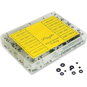 Mini Rubber O-Ringen assortiment - Pakking Ringen - 10 maten - 1000 Delig - Zwart