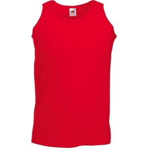 Fruit Of The Loom Heren Atletisch Mouwloos Hemd / Tanktop (Rood)