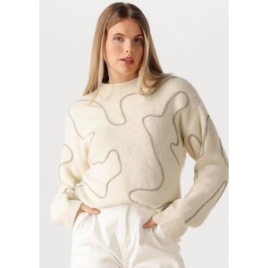 Copenhagen Muse Cmpella-pullover Truien & vesten Dames - Sweater - Hoodie - Vest- Creme - Maat L