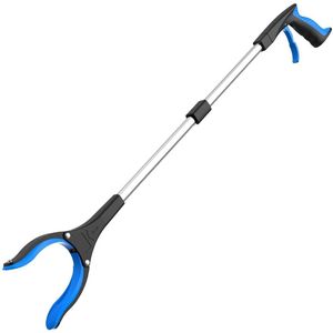 Magnetische Grijptang - Opvouwbare Grijper - Grijparm - Afvalgrijper - Grijphulp - 360° Draaibaar - Grabber - Afvalklem-blauw