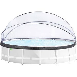 Zwembad Overkapping Ø488cm - Houdt Het Water Warm en Schoon - Beschermt Tegen Wind en Vuil - Universele Zwembad Dome voor Intex en Bestway