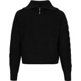 DreiMaster - Vintage - Trui - Zwart - Schipperskraag