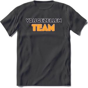 T-Shirt Knaller T-Shirt| Vrijgezellen Team | Vrijgezellenfeest Cadeau Man / Vrouw -  Bride / Groom To Be Bachelor Party - Grappig Bruiloft Bruid / Bruidegom |Heren / Dames Kleding shirt|Kleur zwart|Maat 3XL