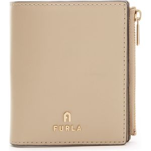 Furla Camelia Dames drukknop portemonnee/pasjeshouder Leer - Beige