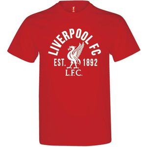 Liverpool T shirt - Volwassenen - Maat XL - Rood/Wit