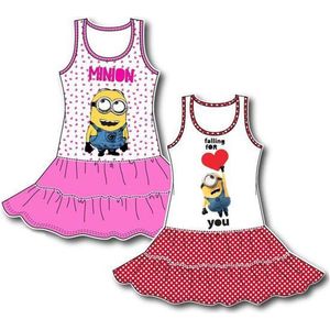 Minions Jurk - rood - maat 98 (3 jaar)