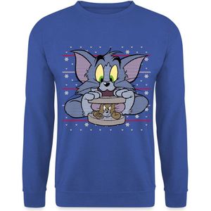 Tom En Jerry Sandwich Ugly Christmas Sweater Sweater Heren