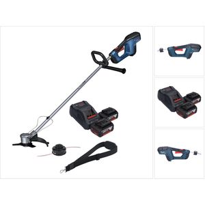Bosch GFR 18V-23 Professionele accu bosmaaier 18 V 230 mm borstelloos + 2x accu 5.0 Ah + lader