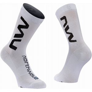 Northwave - Extreme Air Sock - Fietssok - White Black - Hoogte 16 cm - Ademend