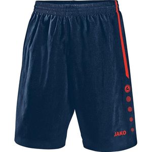 Jako - Shorts Turin - Korte broek Junior Blauw - 116 - marine/flame