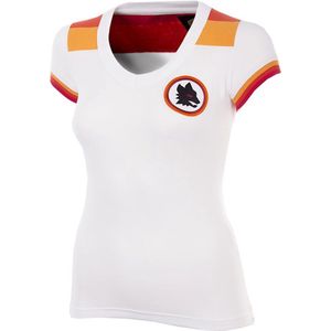 COPA - AS Roma 1978 - 79 Away Dames Retro Voetbal Shirt - XS - Wit