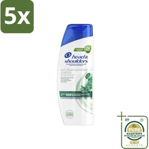 5 x Head & Shoulders - 2in1 Anti-Roos Shampoo & Conditioner - Jeukende Hoofdhuid - 270ml - Grootverpakking - Anti-roos Shampoo - Anti-jeuk Shampoo - 2-in-1 Shampoo - Jeukende Hoofdhuid - Schuppenbehandeling