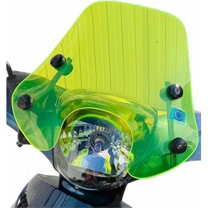 DMP Windscherm Laag Piaggio Zip 2000 2 en 4 takt Fluor Groen