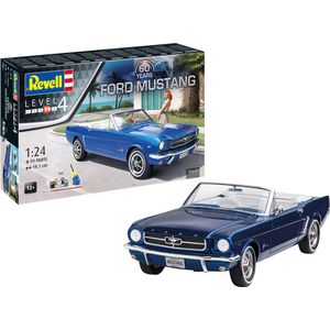 1:24 Revell 05647 60th Anniversary of Ford Mustang Auto - Geschenkset Plastic Modelbouwpakket