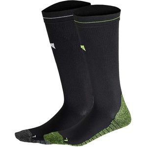 X-treme | Running Compression Socks Zwart-Groen | 2-Pack - Maat 42-45