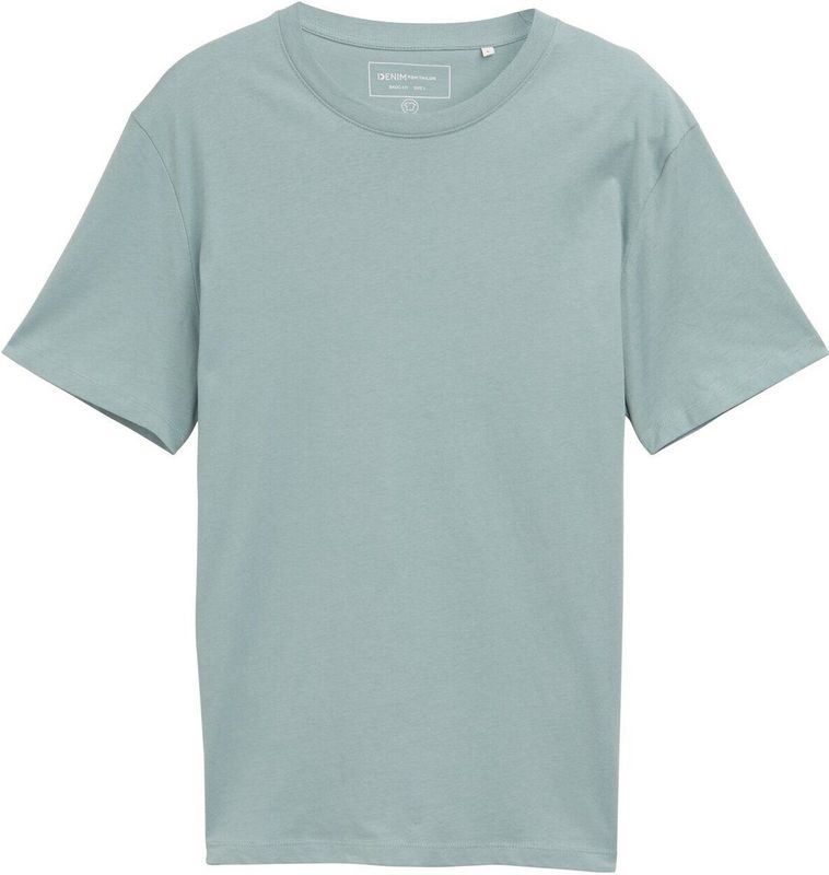 Tom Tailor - 28129 - T-shirt - Light Ice Blue - Korte Mouwen