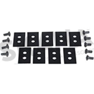 Set van 9 maaimessen voor robotmaaier HUSQVARNA: Automower G2 2003/B, Automower G2 2006, Automower G2 2006 Generation 2, Solar Hybrid, 210C, 220AC, 230ACX, 260ACX, Automower 305 - GARDENA R40Li.