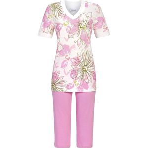 Ringella pyjama bloemen roze - Roze - Maat - 40