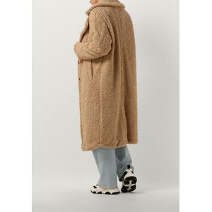 Notre-V Teddy Coat Long Jassen Dames - Winterjas - Taupe - Maat L