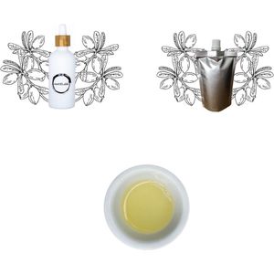 Arganolie in navulbaar glazen pipet flesje 100ml + navulling 100ml - plasticvrij verpakt - vegan - dierproefvrij en zonder chemische toevoegingen - argan huidolie