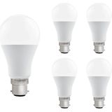 VITO LED Lamp A60 B22 - 15W (vervangt 100W) - 1395lm - 6400K - 220-240V - Ø50mm - Energiezuinig - 5 stuks