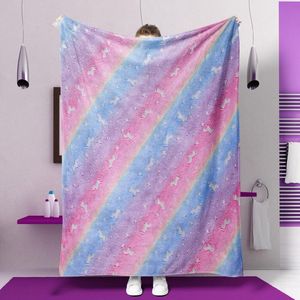 Unyqoos® Magische Lichtgevende Eenhoorn Kinderdeken voor Veiligheid en Comfort, Perfect Cadeau voor Alle Seizoenen