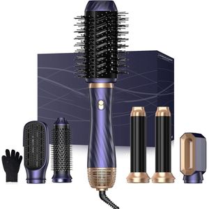 Fohnborstel - Airstyler - Multistyler - Fohnborstel Kort Haar - Hairwrap - Krulborstel - Krultang - Dupe - Haarstyler - Haardroger Met Borstel - Warmteborstel - Stijlborstel - Kort & Lang Haar - Trendy - Stylingtool - Glad Volume - Voor Het Drogen Va