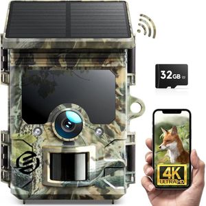 Equivera Wildcamera voor Buiten - Wildcamera - Met Nachtzicht - Wildlife Camera - Bewegingsdetector - Hoge Kwaliteit Beeld