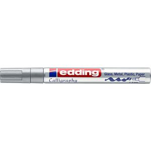 edding-755 kalligrafie glanslak marker zilver 1ST 1-4 mm / 4-755054