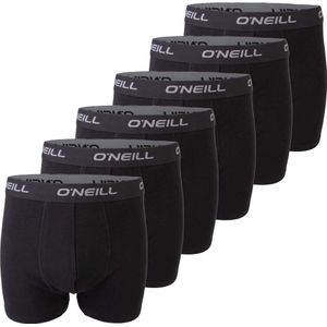 O'Neill Heren Boxershorts Plain 6-Pack 6 Pack Veelkleurig XL