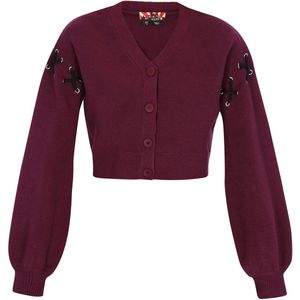 myMo - Rock - Vest - Cropped - Ronde Hals - Knoopsluiting