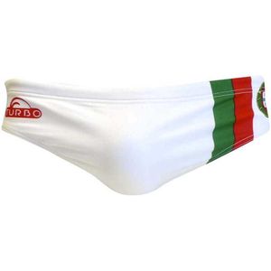 Turbo Portugal Zwemslip Wit S Man