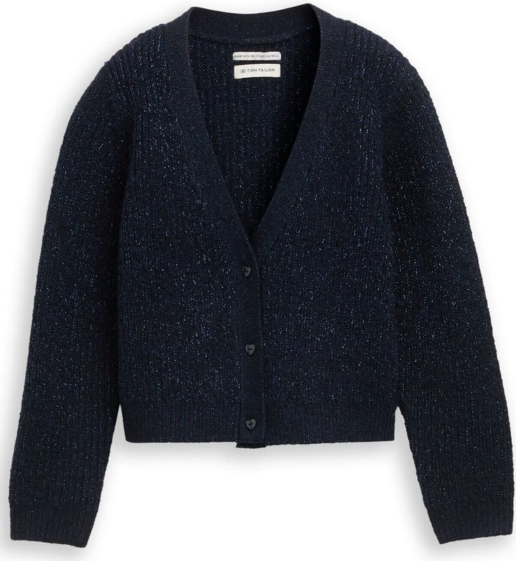 Tom Tailor Vest met glittereffect