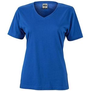 James and Nicholson Dames/dames Workwear T-Shirt (Koningsblauw)
