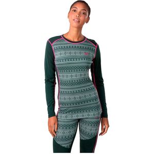 Kari Traa Mina Lange Mouwen Basislaag Groen L Vrouw