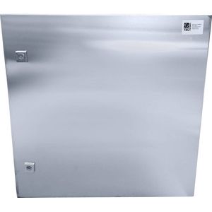 TRU COMPONENTS - TC-SS606020 - Schakelkast - Lichtgrijs - RVS, 600 x 600 x 200 mm, 1 stuk(s)