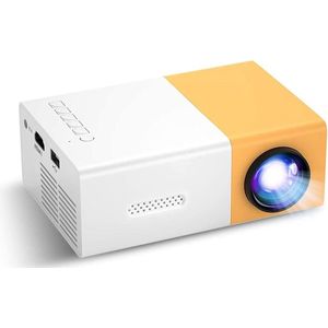 Vitdipy - Beamer - Projector - HD - Mini Projector - Smart Beamer - IOS & Android - Met Afstandsbediening - Resolutie van 320 x 240 - Geel