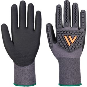 Portwest Grip 15 Nitril Impact Handschoen - Zwart - L