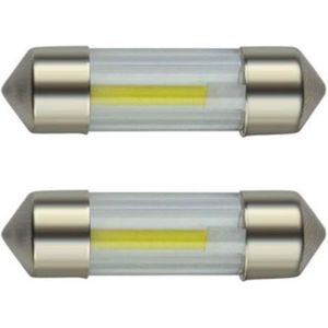 Auto C5W LEDlamp 2 stuks | LED festoon 31mm | COB wit 6000k | 12 Volt