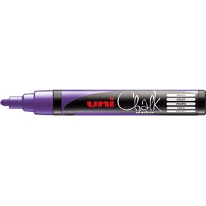 Uni-Ball Chalk Marker - krijtstift - metallic paars - 5mm punt - verwijderbaar