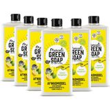 Marcel's Green Soap - Afwasmiddel - Citroen & Bergamot - 6 x 500ml