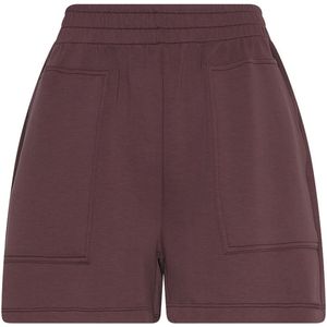 MSCH Copenhagen - Mschharissa Ima Q Pocket Sweat Shorts - Bordeauxrood - Sportbroeken