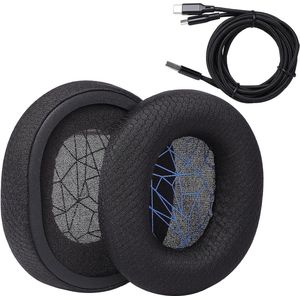 Vervangende Oorkussens voor Gaming Headset - Zwart - Compatibel met diverse modellen