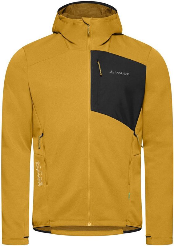 VAUDE Men's Monviso Fleece Jacket III, Jas, outdoorjas, met kap, fleece, Heren, Outdoorjas