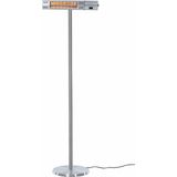 Sunred Terrasverwarmer Staand Royal Diamond Silver 2000W Rose Gold