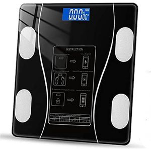 Digitale weegschaal voor badkamer met Bluetooth en IMC functie