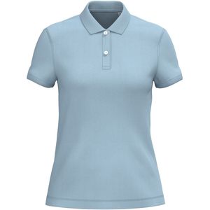 Native Spirit Ecologische damespolo in piquétricot NS208 - Aquamarine - M